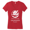 galapagos islands trending Women's V-Neck T-Shirt
