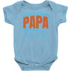 call me papa Baby Onesie