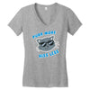purr more Women's V-Neck T-Shirt