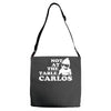 not at the table carlos hangover Adjustable Strap Totes