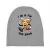 i do it for the pizza Baby Beanies