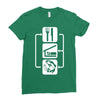 v2 eat sleep fish Ladies Fitted T-Shirt