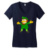 happy saint patrick day simpson Women's V-Neck T-Shirt