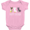 happy meowr Baby Bodysuit