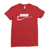 donor   mens funny Ladies Fitted T-Shirt