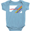 rainbow connection Baby Onesie