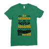 My Daughter Is Super Awesome Her Mother Ladies Fitted T-Shirt