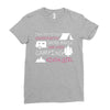 camping kinda girl Ladies Fitted T-Shirt