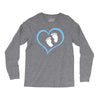 Baby Boy with Heart Any Name Customized Long Sleeve Shirts
