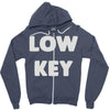 low key Zipper Hoodie