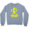 peanut butter jelly time banana Crewneck Sweatshirt