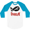 diabolik fumetto manga 3/4 Sleeve Shirt