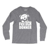 ted fick dich donner Long Sleeve Shirts