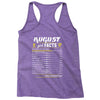 August Girl Facts Virgo Racerback Tank