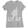 lit af Ladies Fitted T-Shirt