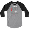 I Wear Grey For My Daughter (Brain Cancer Awareness) 3/4 Sleeve Shirt
