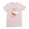 clean eating Ladies Fitted T-Shirt