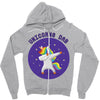 Unicorns Dab Zipper Hoodie