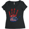 july 4 Women's Triblend Scoop T-shirt