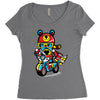 chocotoy Women's Triblend Scoop T-shirt
