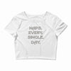 naps every day girls Crop Top