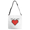 get a life Adjustable Strap Totes