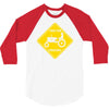 tractor crossing farmer's road warning sign 3/4 Sleeve Shirt