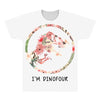 I&rsquo;m Dinofour Black All Over Men's T-shirt