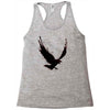 black raven with red eye Racerback Tank