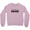 softball rocks Crewneck Sweatshirt
