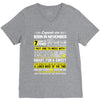 Legends Are Born In November V-Neck Tee