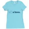 like a boss Ladies Fitted T-Shirt