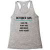 October Girl Racerback Tank