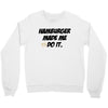 Hamburger Crewneck Sweatshirt