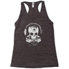 astronaut skull Racerback Tank