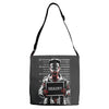 zombie prison photoshot Adjustable Strap Totes