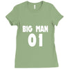 big man little man father son matching1 Ladies Fitted T-Shirt