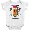 fly pencil vector Baby Onesie
