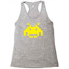 uomo 4 space invaders anni80 vintage videogames Racerback Tank