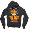 all men are created equal but only the best are born in january 1 Zipper Hoodie