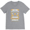 Never Underestimate the Strength of a Childhood Cancer Warrior V-Neck Tee