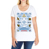 ugly sheikah sweater Ladies Curvy T-Shirt