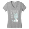 not for smart people Women's V-Neck T-Shirt