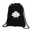 namaste Drawstring Bags