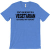 vegetarian ask yourself why not vegan food foodie tofu geek tee shirt T-Shirt