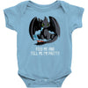 feed me and tell me i'm pretty Baby Bodysuit