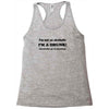 im not an alcoholic im a drunk t shirt x large funny beer pong keg par Racerback Tank