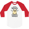 angel pug [converted] 3/4 Sleeve Shirt