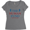 The Human Fund Money For People Women's Triblend Scoop T-shirt