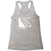you can't control wind,but.. Racerback Tank